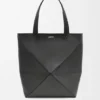 XL Puzzle Fold Tote bag van glanzend kalfsleer XL Puzzle Fold Tote bag van glanzend kalfsleer