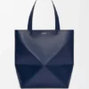 XL Puzzle Fold Tote bag van glanzend kalfsleer XL Puzzle Fold Tote bag van glanzend kalfsleer
