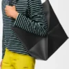 XL Puzzle Fold Tote bag van glanzend kalfsleer XL Puzzle Fold Tote bag van glanzend kalfsleer