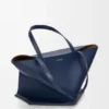 XL Puzzle Fold Tote bag van glanzend kalfsleer XL Puzzle Fold Tote bag van glanzend kalfsleer
