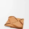 XL Puzzle Fold Tote bag van glanzend kalfsleer XL Puzzle Fold Tote bag van glanzend kalfsleer