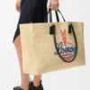 XL Verano-tote bag van raffia XL Verano-tote bag van raffia