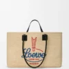 XL Verano-tote bag van raffia XL Verano-tote bag van raffia
