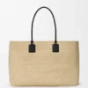 XL Verano-tote bag van raffia XL Verano-tote bag van raffia