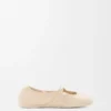 Zachte ballerina met ‘Pebble’-motief van nappa-lamsleer Zachte ballerina met ‘Pebble’-motief van nappa-lamsleer