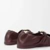 Zachte ballerina met ‘Pebble’-motief van nappa-lamsleer Zachte ballerina met ‘Pebble’-motief van nappa-lamsleer