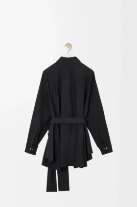 Zijden blouse met riem Zijden blouse met riem