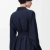 Zijden blouse met riem Zijden blouse met riem